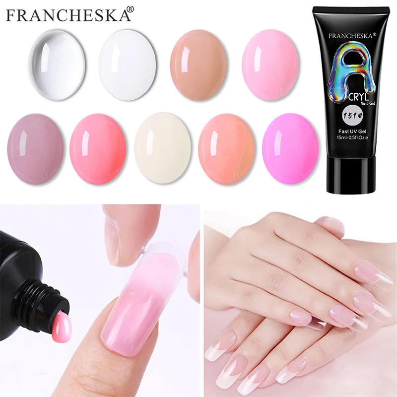 Nail Gel Long-lasting Mess-free Extend And Strengthen Your Nails Easily Nail Extension Gel Must-have Beauty Item Soft Tube