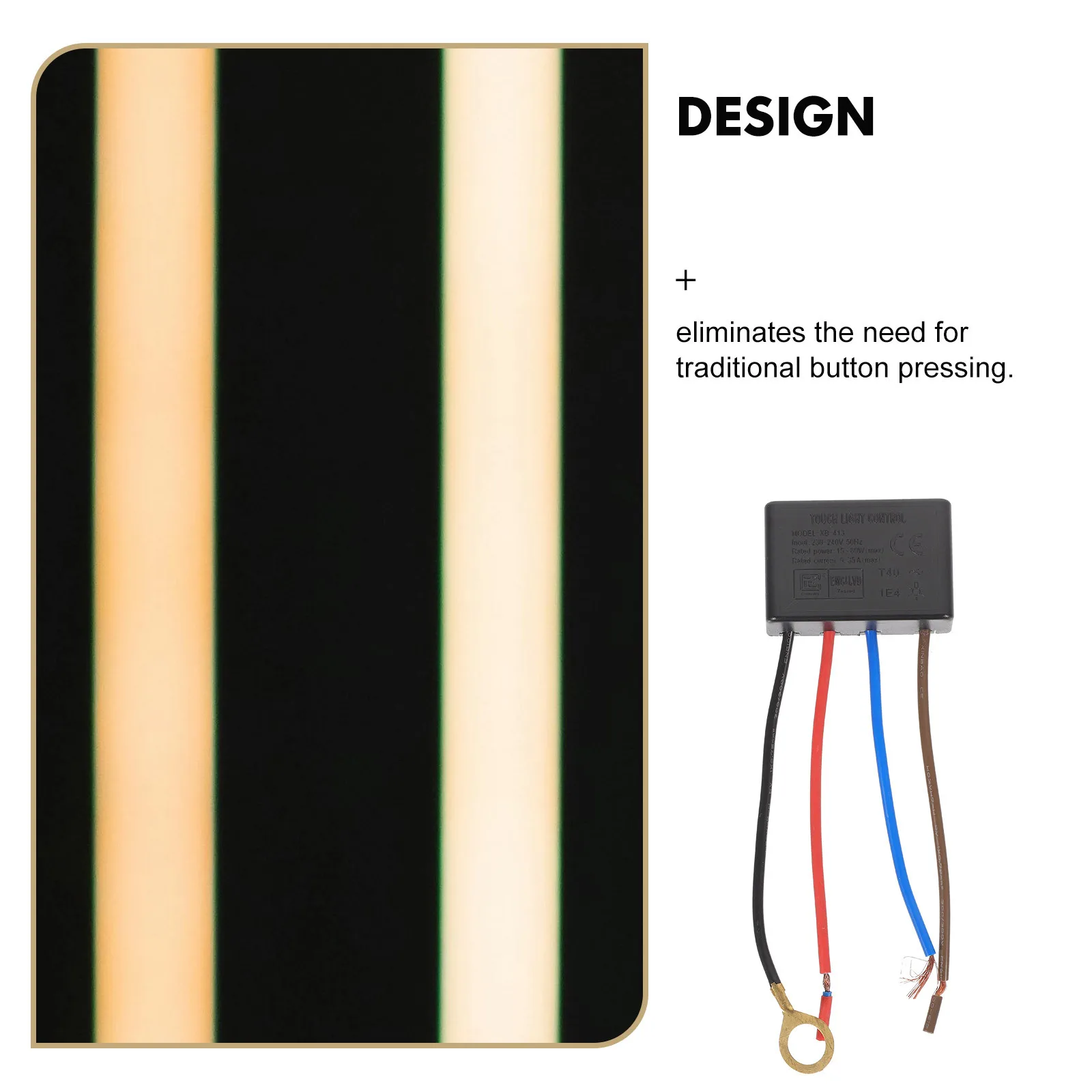 

Touch Dimmable Led Desk Lamp Switch Replacement Module Adjustable Brightness Control For Bedside Table Lamp Repair