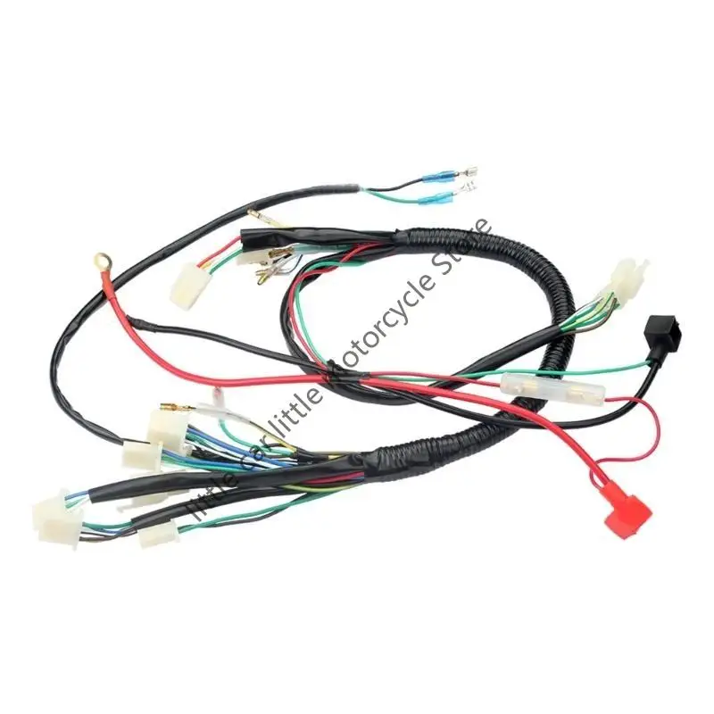R9CC Complete Electrics Wiring Harness SparkPlug CDI Ignitions Coils For 50-125cc