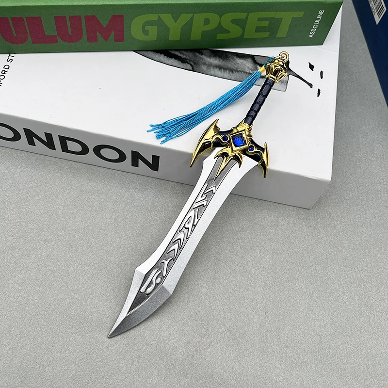 21 cm World of Warcraft-Spiel-Replik Quel'Serrar-Schwert Metallwaffenmodell Onyxia 1:6 Actionfigur Zubehör Sammlerstücke Ornamente Spielzeug Jungen Geschenk Dropshipping Großhandel Heißer Verkauf Geschenke Neuankömmlin – Detail 12