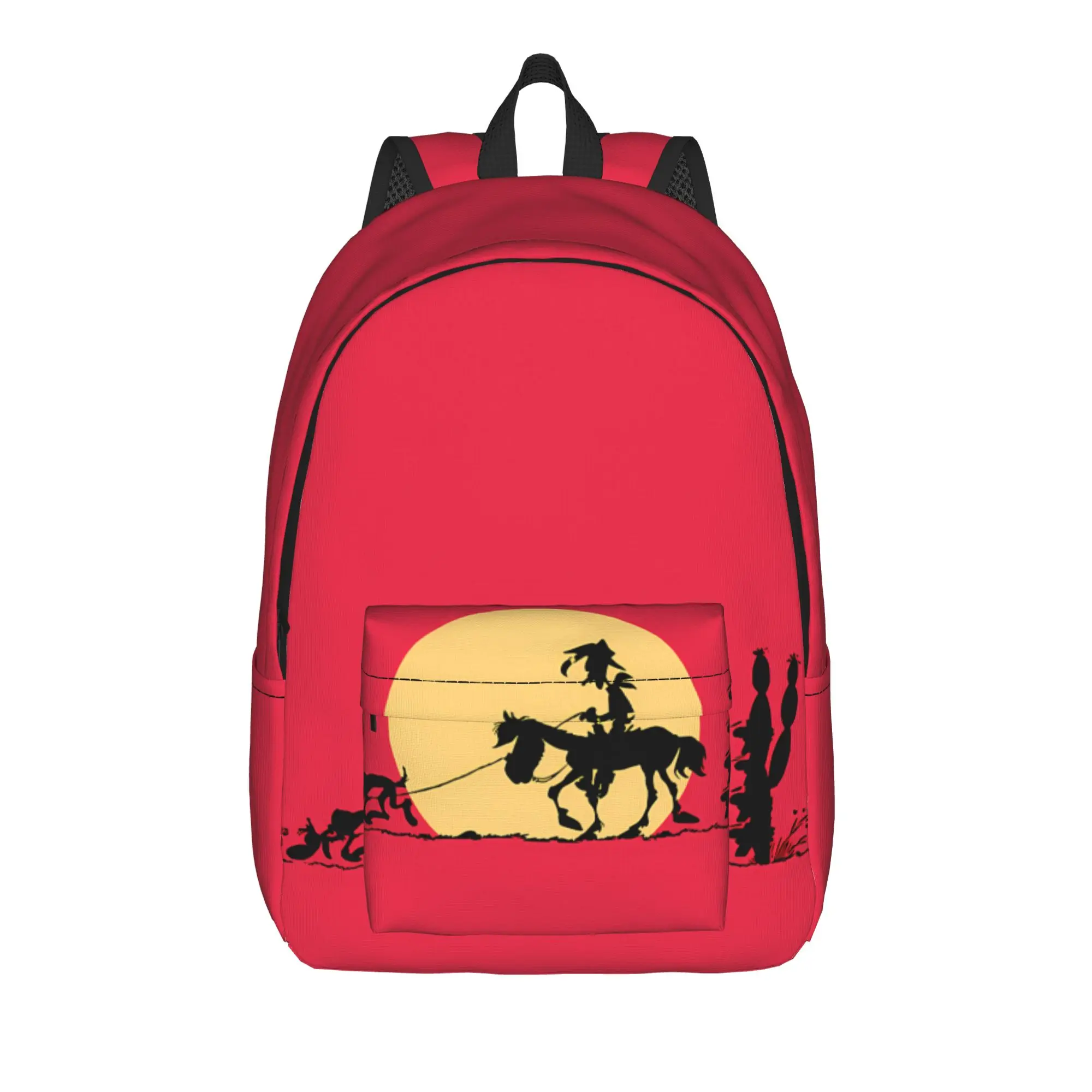 Lucky Luke Cartoon Comics (1 (11) Backpack  Casual Backpacks Unisex Outdoor Soft High School Bags Colorful Rucksack