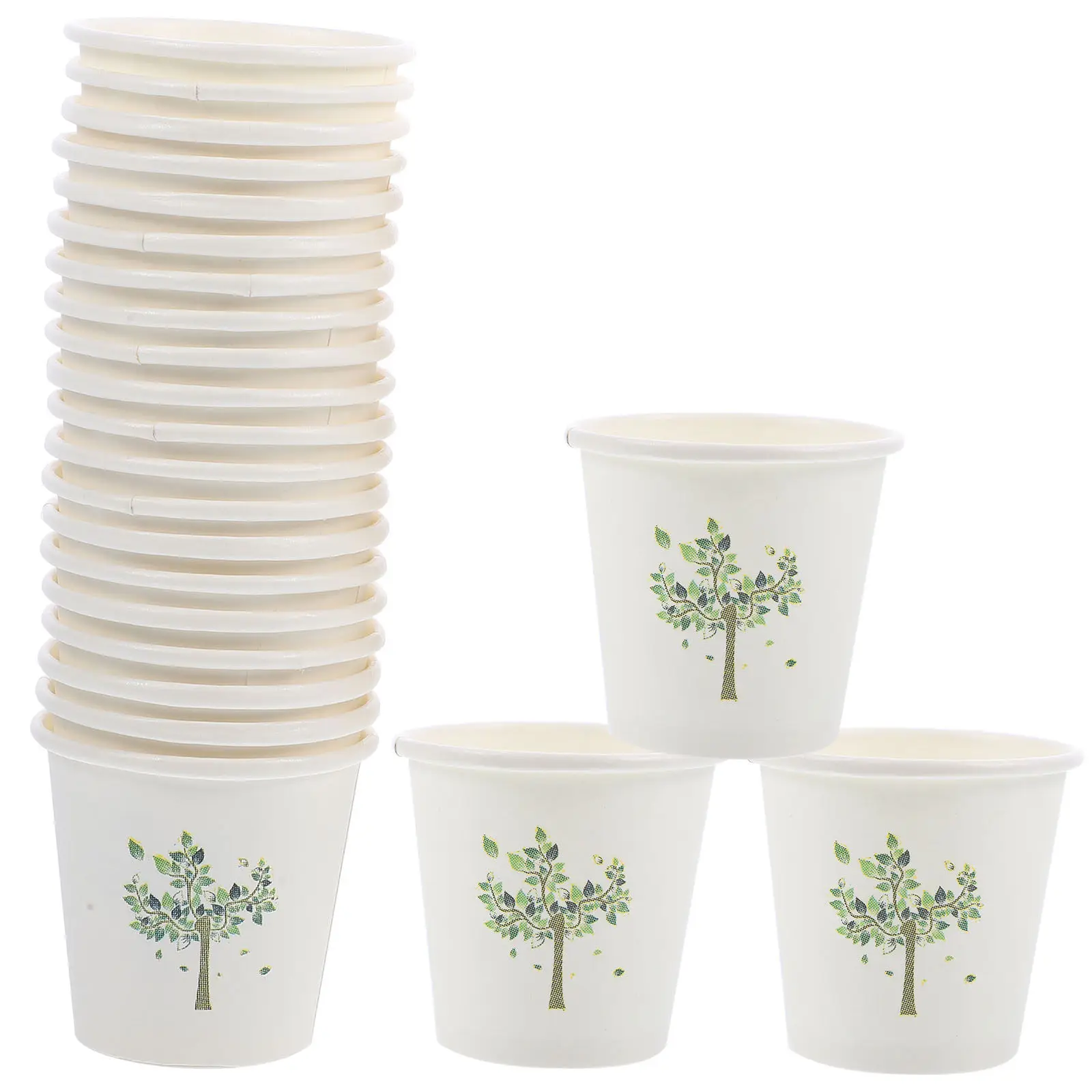 

500pcs 3oz Tasting Disposable Paper Cups for Bathroom Wedding Party Home Bulk Small Cups Kitchen Bar Supplies