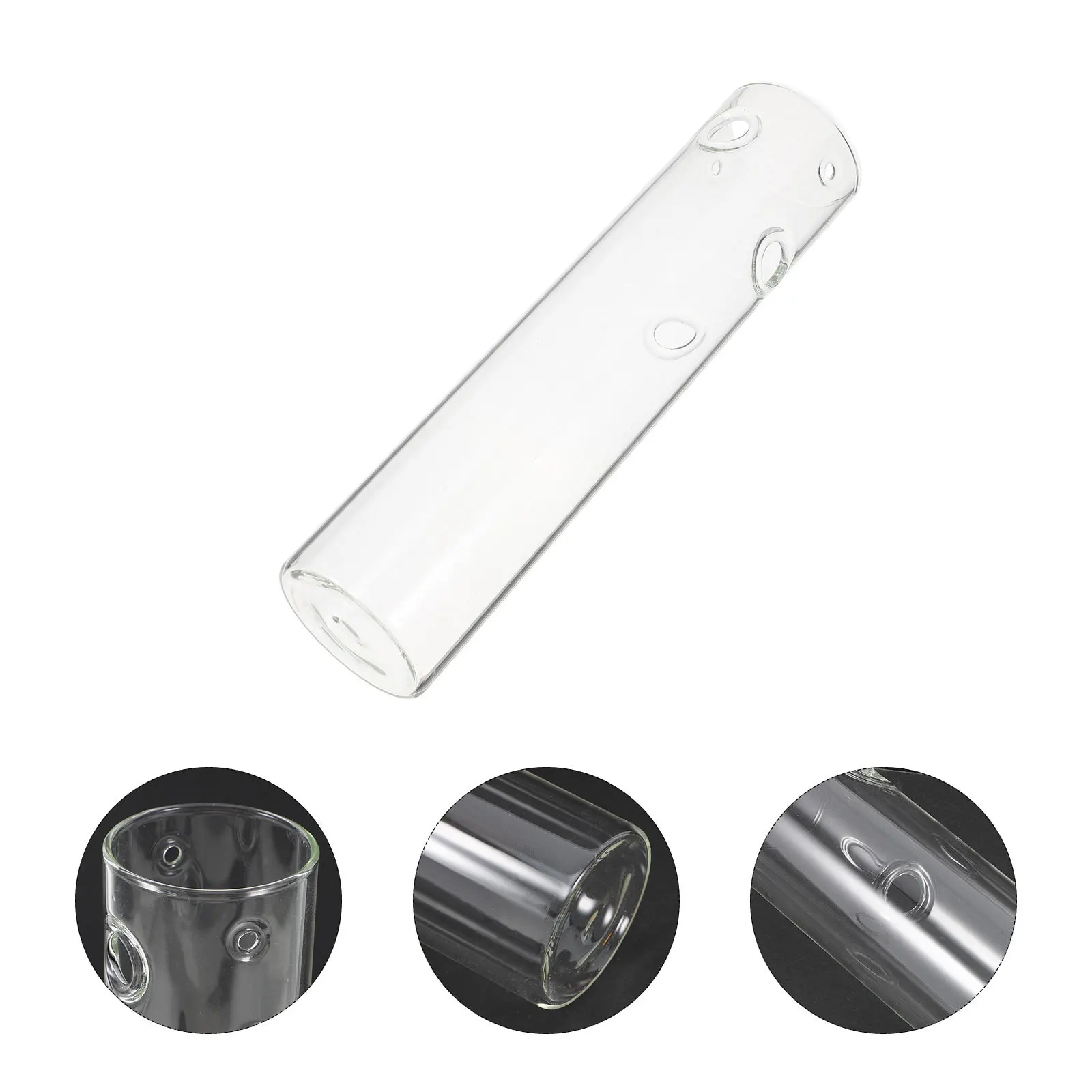 

Clear Glass Wall Vase Hanging Hydroponic Planter Modern Transparent Flower Vase for Indoor Plant Decor Wall Glass Planter