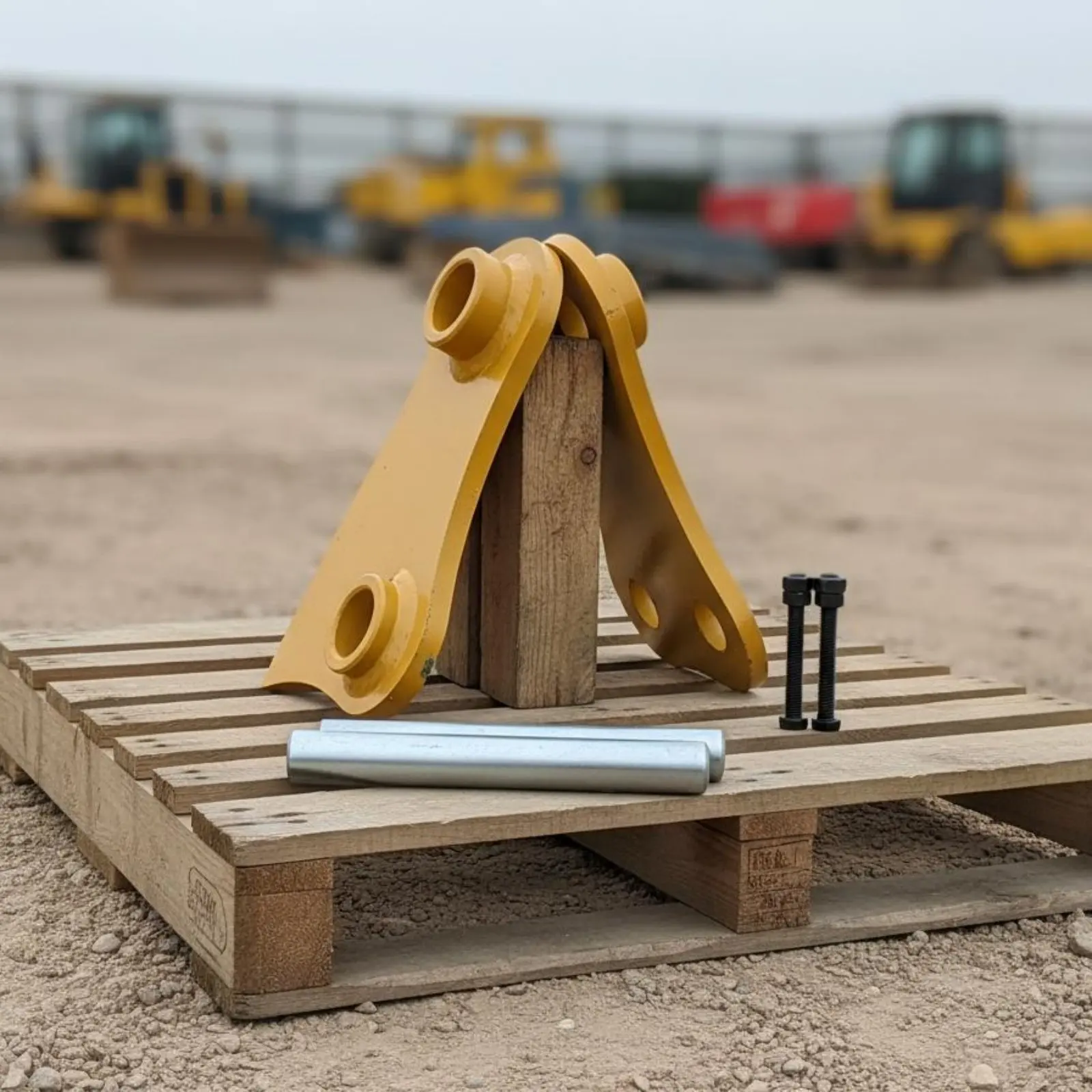 Container Linkage Ear Plate Long-Lasting Construction Digging Machine Container Ear Sturdy Equipment Component High Strength