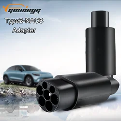 GUWIEYG EV Adapter Type-2 EU a Tesla Plug EV Adapter 250A 500V auto elettriche caricabatterie per veicoli connettore di ricarica Type2 a TESLA