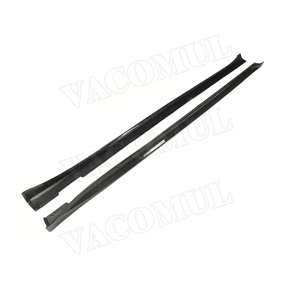 VACOMUL Dry Carbon Fiber Side Skirts Aprons For Porsche Panamera 971 2017 2018 2019 Car Styling