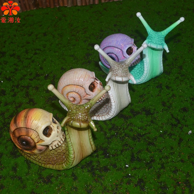 

Halloween Snail Skull Resin Room Decor,Garden Decoration Maison,Home Decoration Accessories Sculptures & Figurines