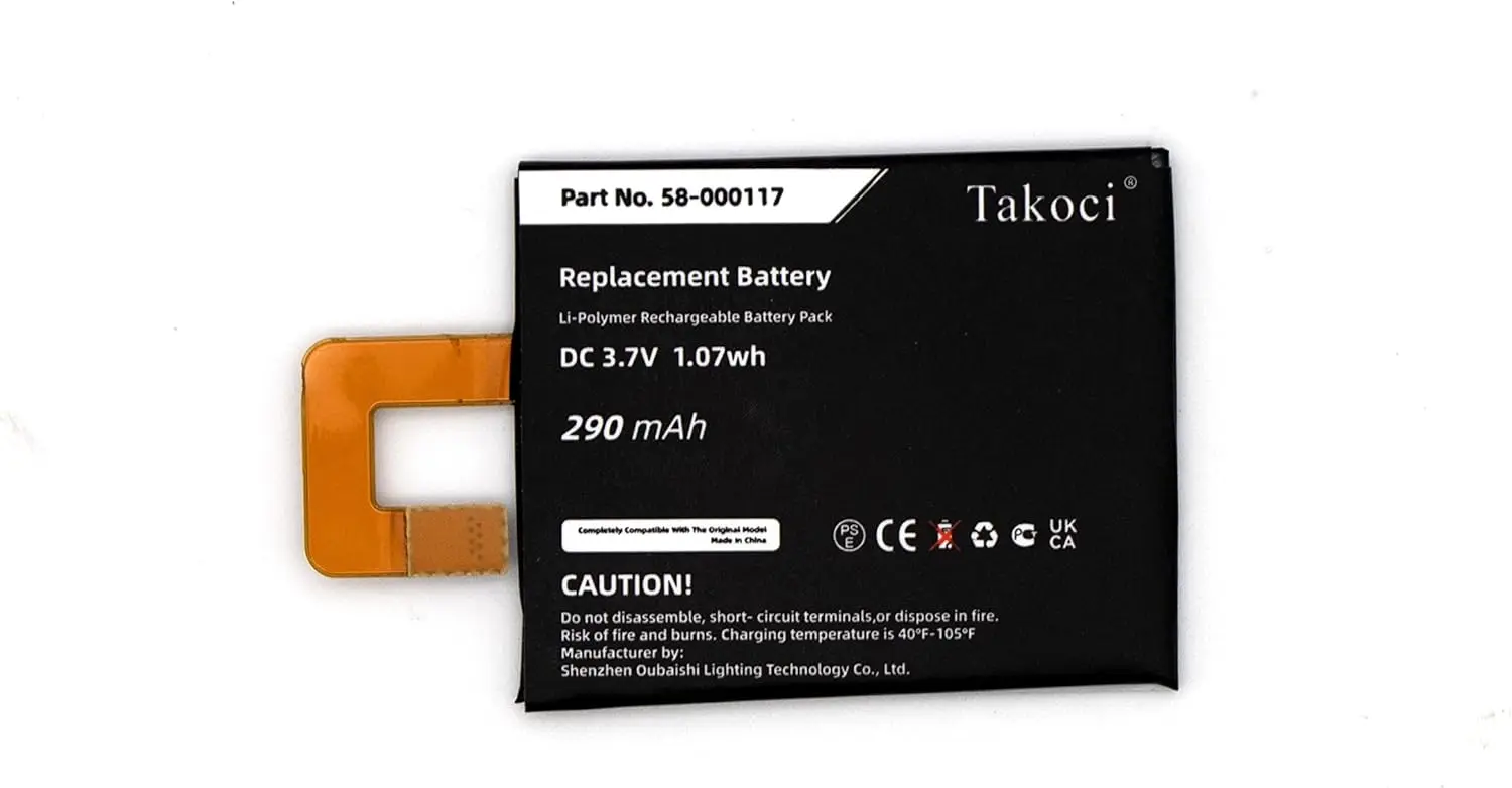 Replacement Battery for Amazon  223337, Kindle Oasis, KO1, Oasis 1, Oasis 2, Oasis 3, SW56RW 58-000117 3.7V/mA