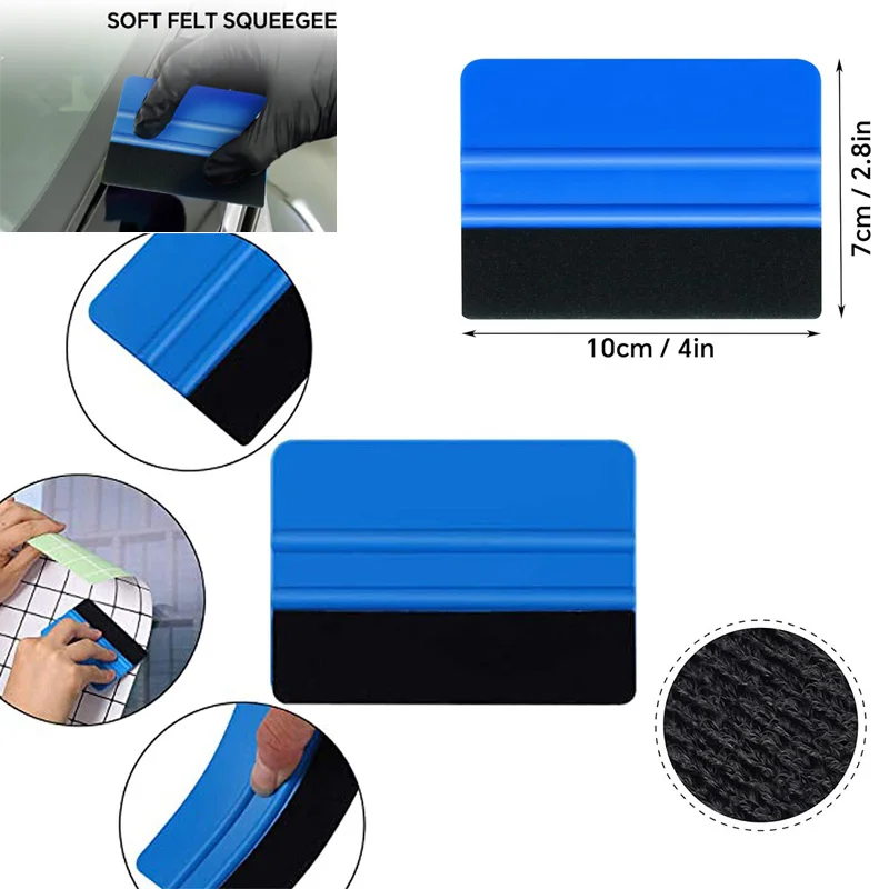 NeoWrap Car Vinyl Wrap Squeegee Covering Tool Resuable Felt Edge Scraper Car Styling Sticker Window Tint Decal Applicator image 2