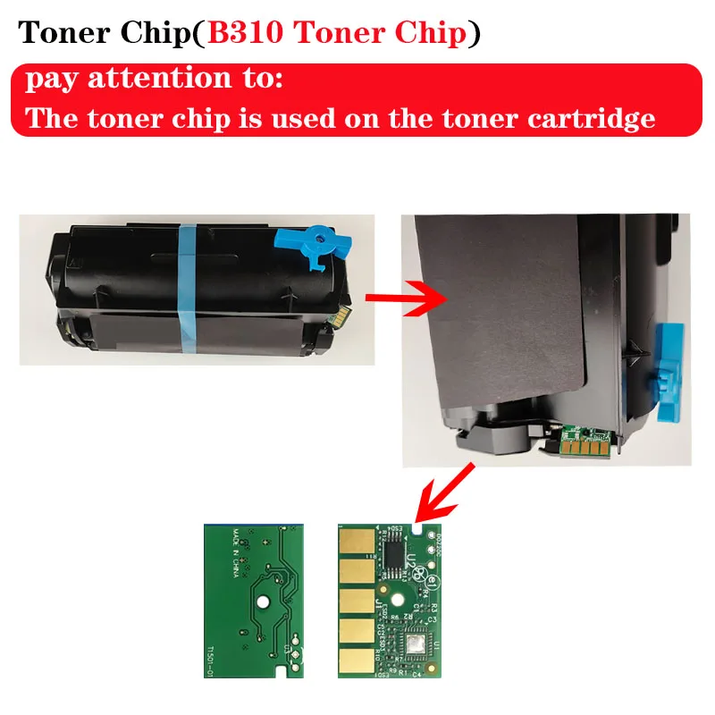 006R04376 006R04380 006R04381 3K/8K/20K NA SA/E.EU toner cartridge chip forXerox B310 Printer B305/B315 Mulitifunction Printer