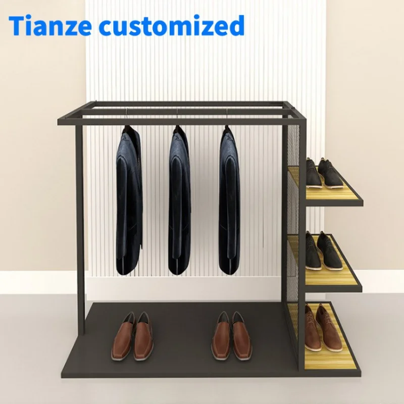 [Customized] metal clothing shop fitting display clothing shop furniture fitting