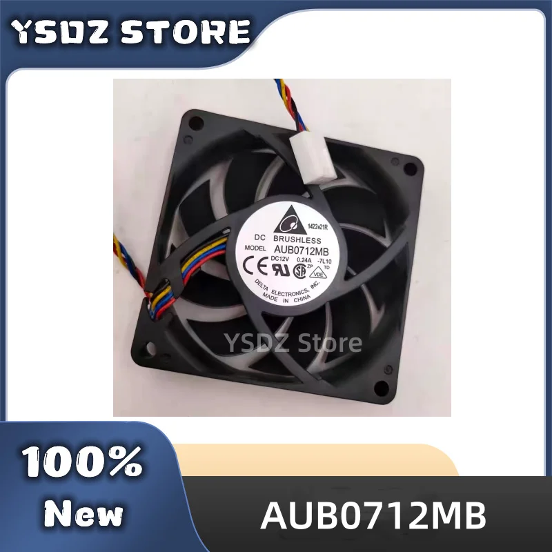 AUB0712MB 2/3/4-wire DC12V 0.24A 70*70*15MM For Delta New Original Cooling fan Fast Shipping