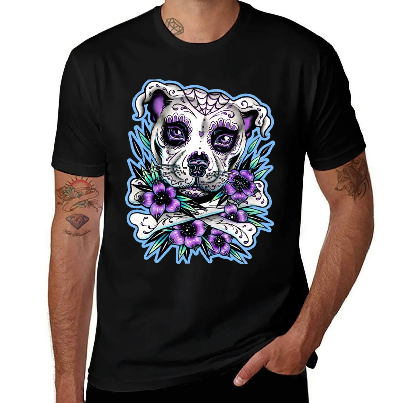 

cotton Bull T-Shirt anime shirt Skull custom print shirt Sugar man Pit t t tshirt