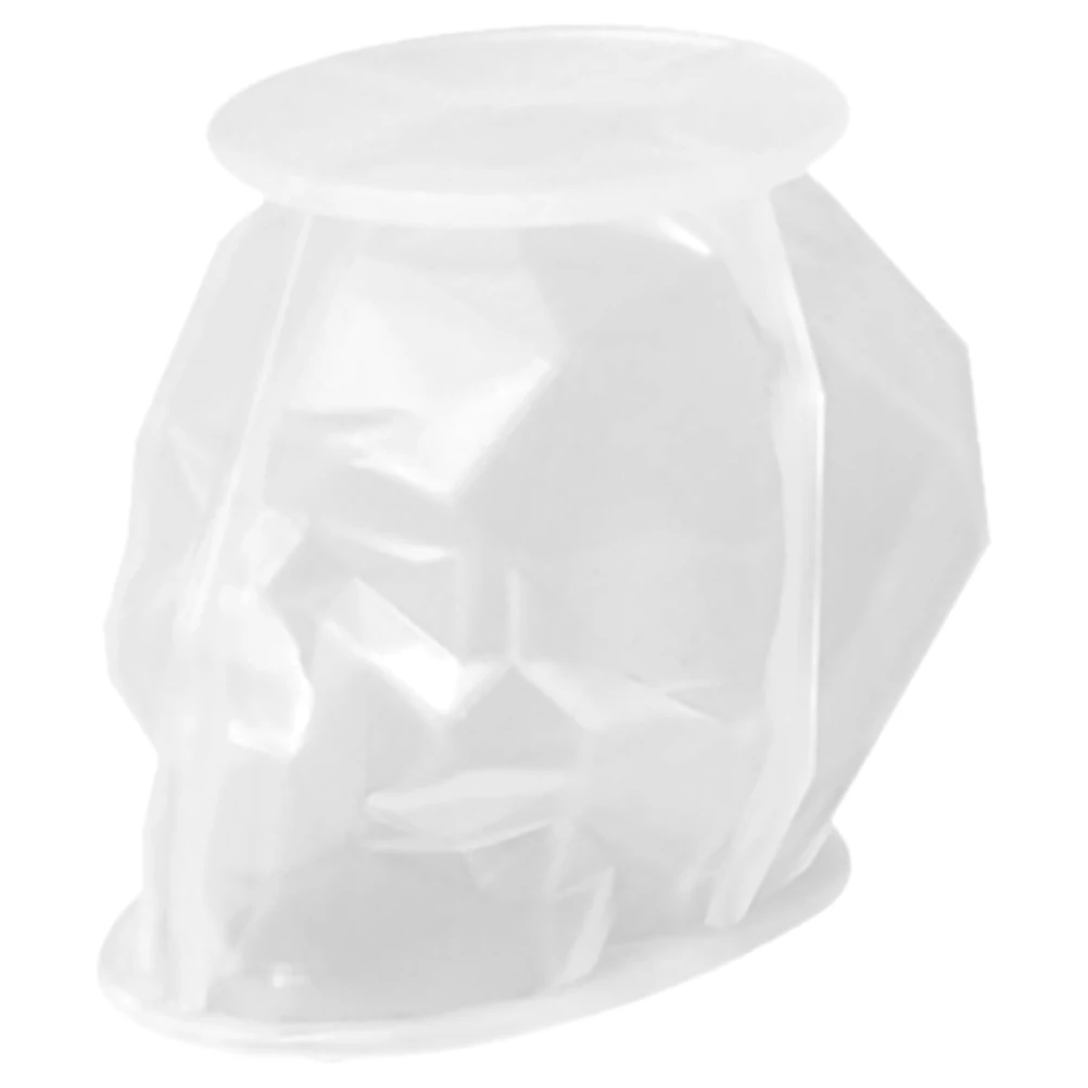 

1pcs Skull Mold Resin Silicone Mold Halloween Making Craft Diy Epoxy Wax Clay Concrete Molds For Scented Candles