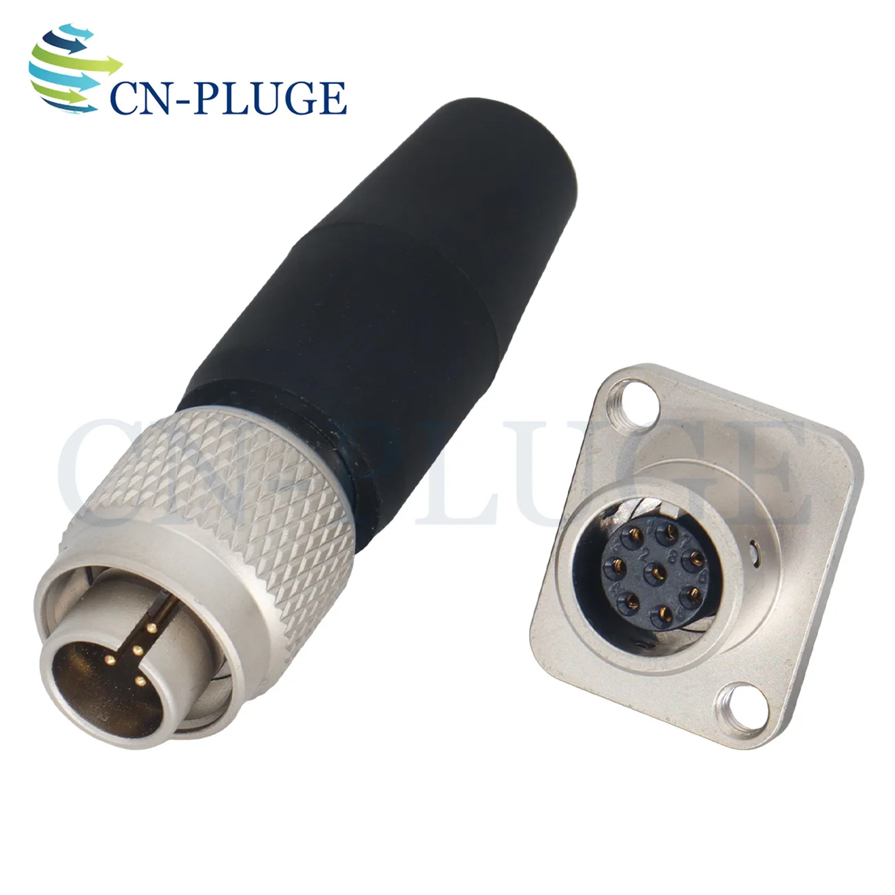 Conector Hirose MXR-8P-8P (72)/MXR-8P-8SA (71) Plugue e Soquete para Cabo de Controle Sony RCP/CUU/CNU/MSU