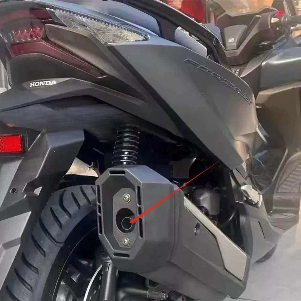 For Honda Forza 350 FORZA350 ADV350 Modified Exhaust Pipe Tail Cap Exhaust Protection Anti-scald Cover Small Tailpipe Housing