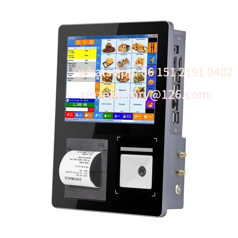 Customizable Cash Register for Restaurants Restaurant Self-Service Kiosk The configuration can be modified