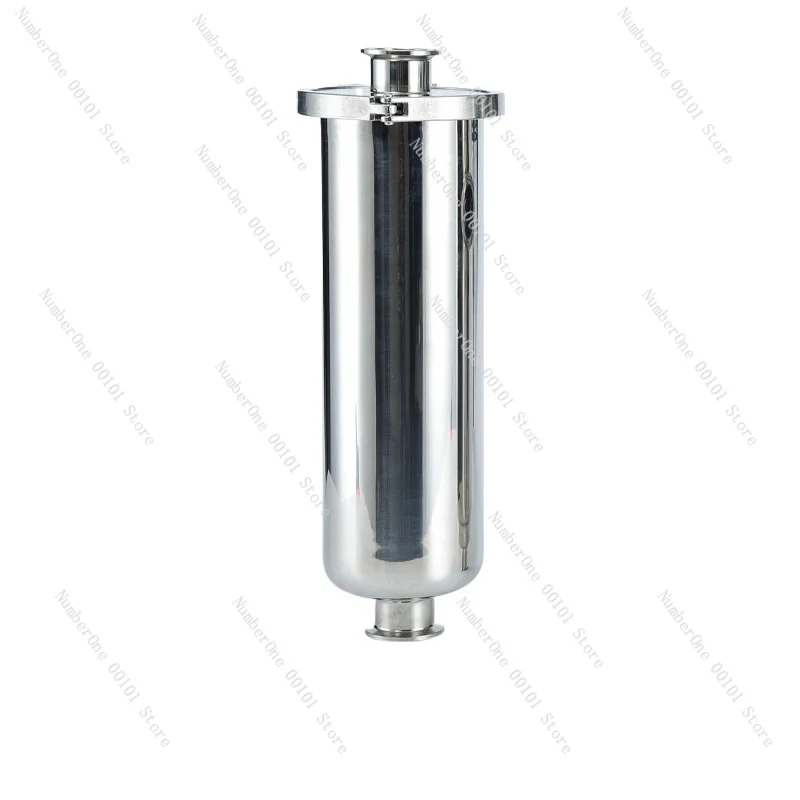 304 sanitary grade quick-loading filter, stainless steel pipe filter, food grade pipe clamp chuck connection