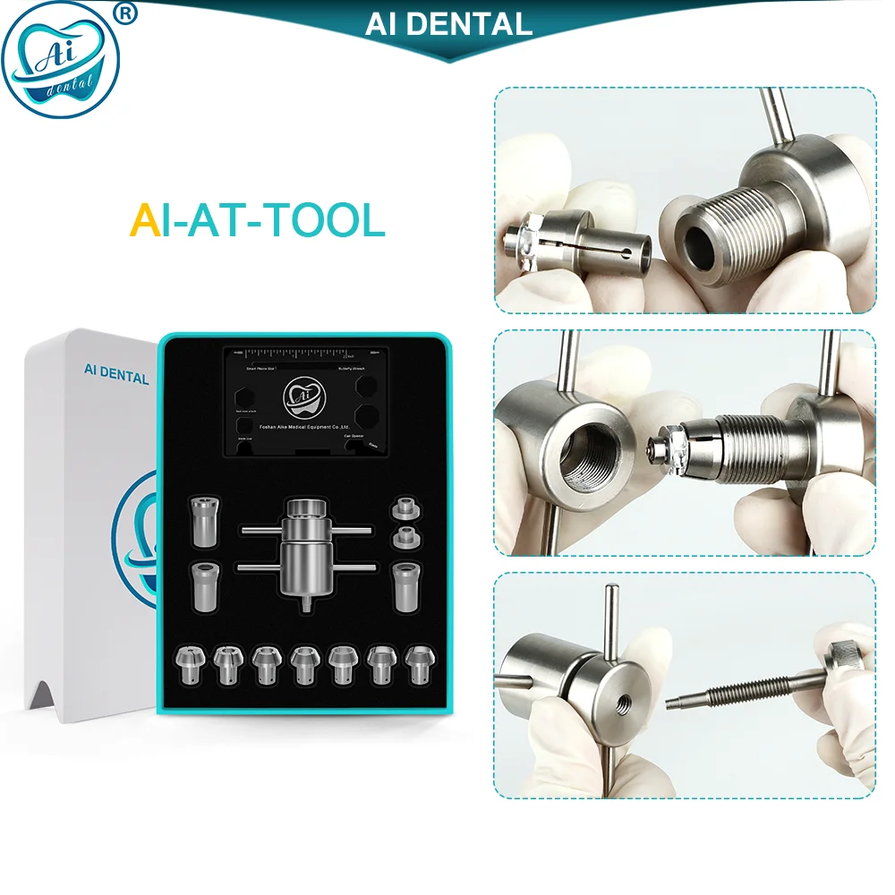 AI-AT-TOOL Professional Dental Handpiece Repair Tool High Speed Contra Angle Maintenance Accessories Dental Dentistry Supplies