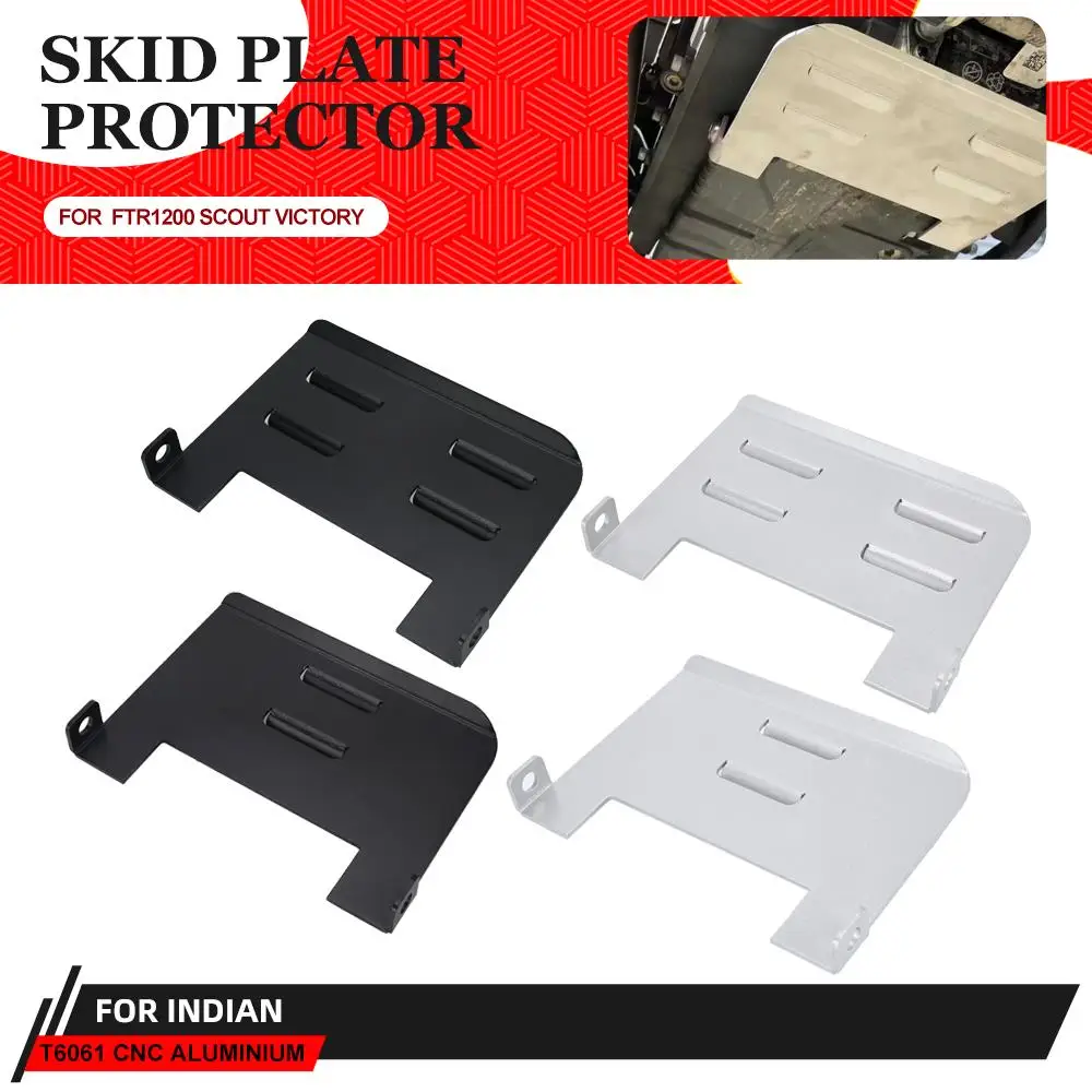 

For Indian FTR1200 Scout Victory Octane 2015-2024 Motorcycle Engine Protection Device Lower Accessories Skid Plate Lower FTR1200