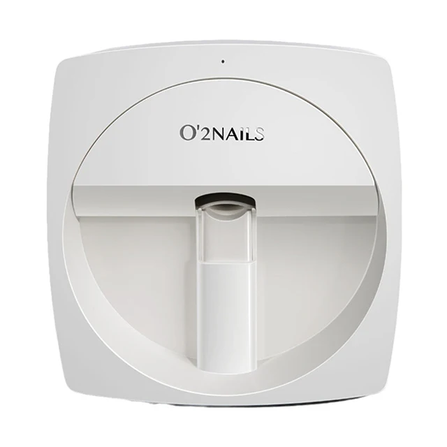 Mini nail printer controlled by app on phone can work with power bank easy to printing on nails