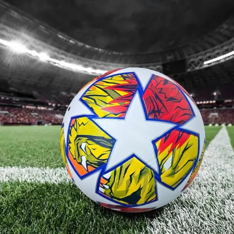 كرات كرة القدم عالية الجودة الحجم الرسمي 5 مادة PVC فريق الهدف في الهواء الطلق مباراة لعبة تدريب كرة القدم بالون دي القدم #2