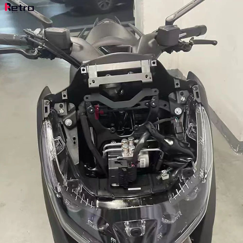 ل ZONTES 368D 368 D 2024 دراجة نارية 22 مللي متر نظام تحديد المواقع الهاتف جبل USB شحن الملاحة قوس حامل هاتف حامل للصدمات