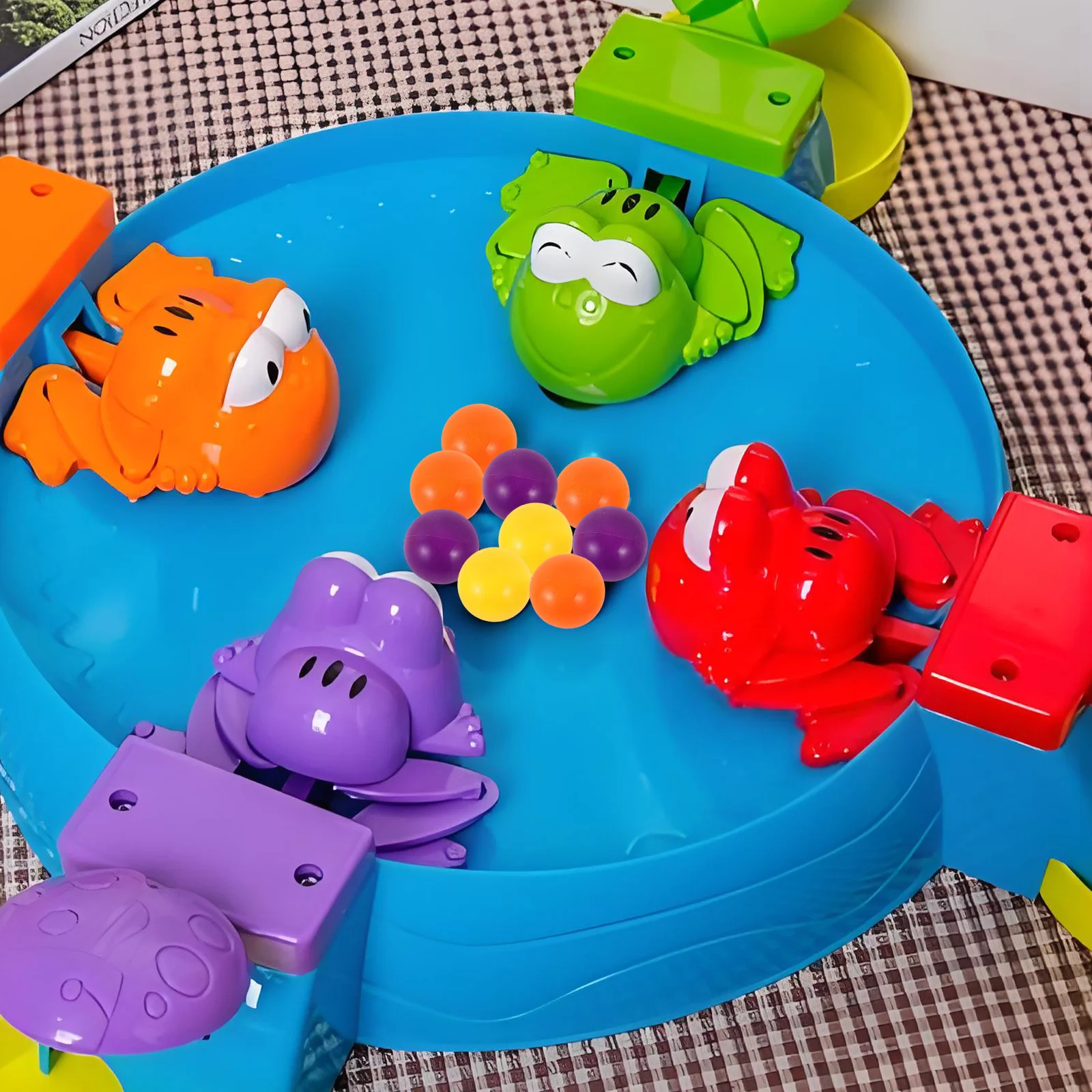 

24Pcs Replacement Marbles for Frog Game Solid Color Balls Precision Weight Seamless Gameplay Ideal for Kids Family Gatherings