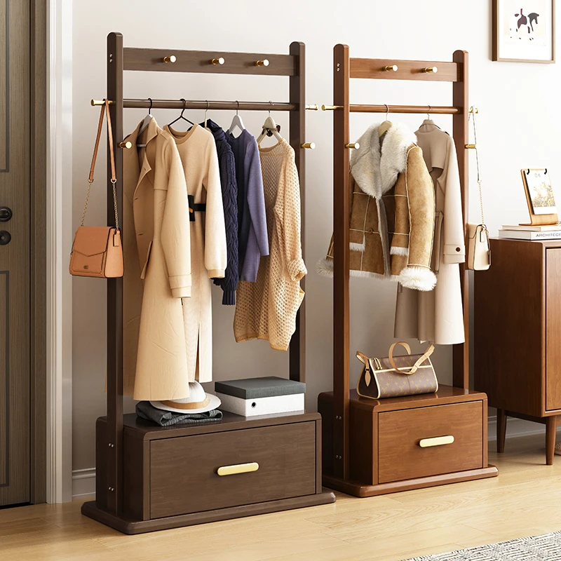 

Deluxe Apartments Hanger Pole Standing Coat Rack Multi Purpose Clothes Hanging Rack Perchero Ropa Pie Luxury Designer Edition