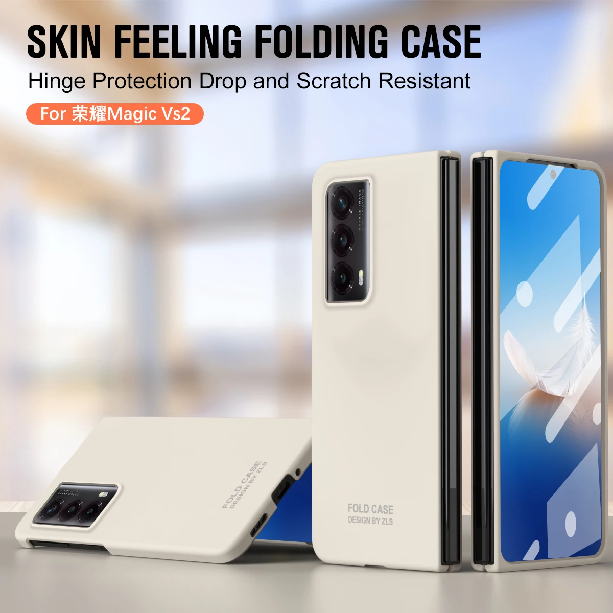 

PC Folding Phone Case For Honor Magic V2 RSR with Pen Slot HD Case Film Integrated Wireless Charging Phone Protection Case