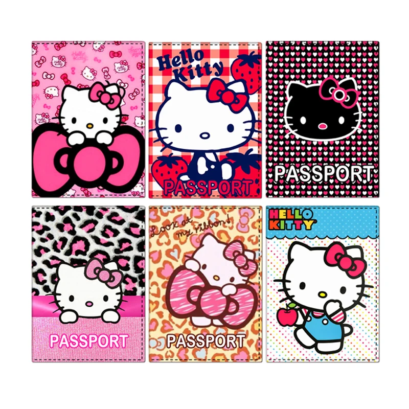 Sanurgente Hello Kitty-Étui de protection étanche pour passeport, porte-cartes de crédit, porte-documents, 1 pièce