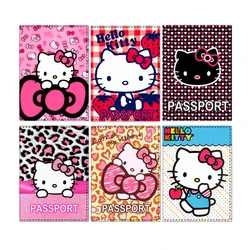 1pcs Sanrio Hello Kitty Passport Cover Waterproof Case for Passport Wallet Business Credit Card Documents Holder Protective Case