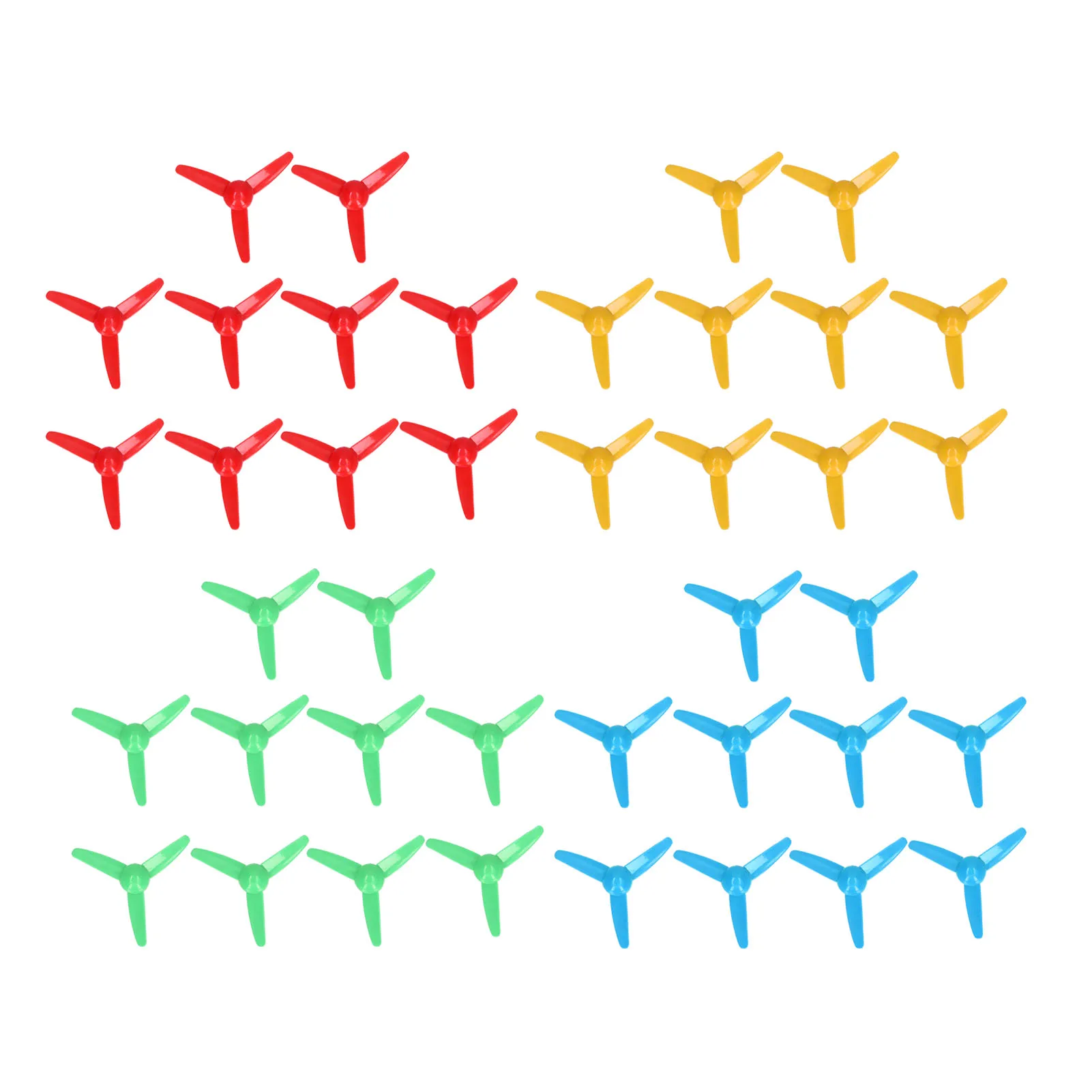 3 Blades Propeller 70mm Diameter  Propellers Replacements Lightweight with 2mm Hole for  Model Making for Craft