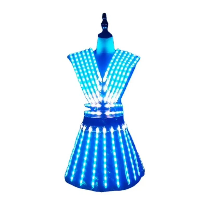 LED luminous skirt phantom light women's bar nightclub stage performance costumes music festival Halloween Christmas