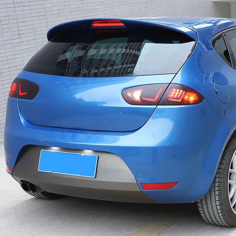 PVC Car Rear Taillight Panel Trim Sticker For SEAT Leon León Mk2 1P 2008-2012 Car Accessories view 5