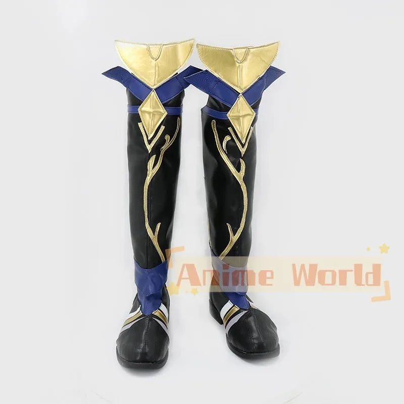 Sepatu Cosplay Alear Protagonis Pria Fire Emblem Engage 2025 11, Boots Karnaval Halloween, Dibuat Sesuai Pesanan