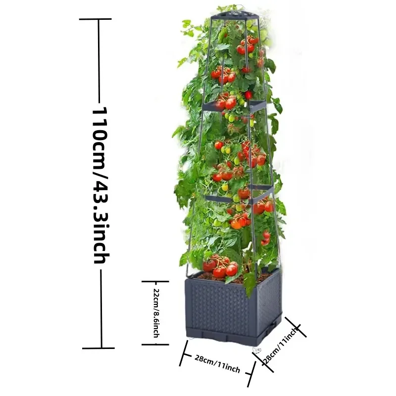 Multi-layer Three-dimensional Tower-shaped Planting Rack Balcony Special Climbing Plant Vegetable Succulent Flower Pot Rack Plan