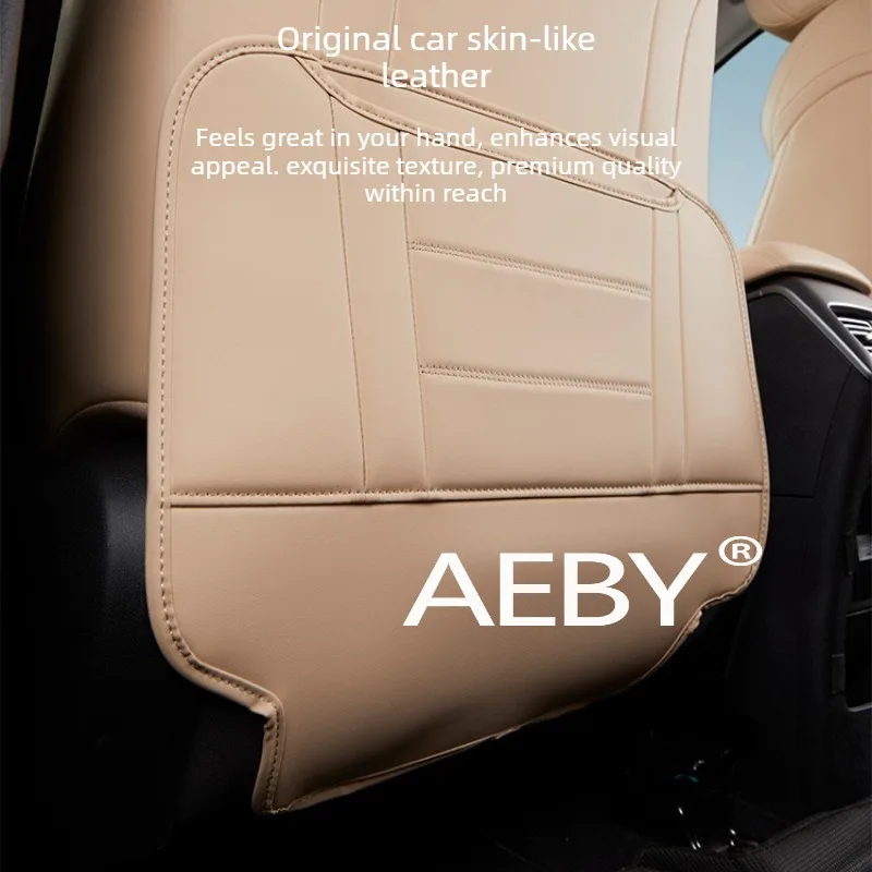 

AEBY для BYD Song Pro DM-i Smart Driving Editio 2020-2026, защита спинки заднего сиденья, защита от ударов с карманом для хранения, кожа