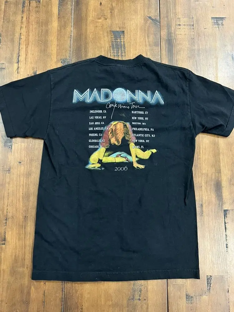 MADONNA 2006 CONFESSIONS CONCERT TOUR T SHIRT NM NEW RARE Medium