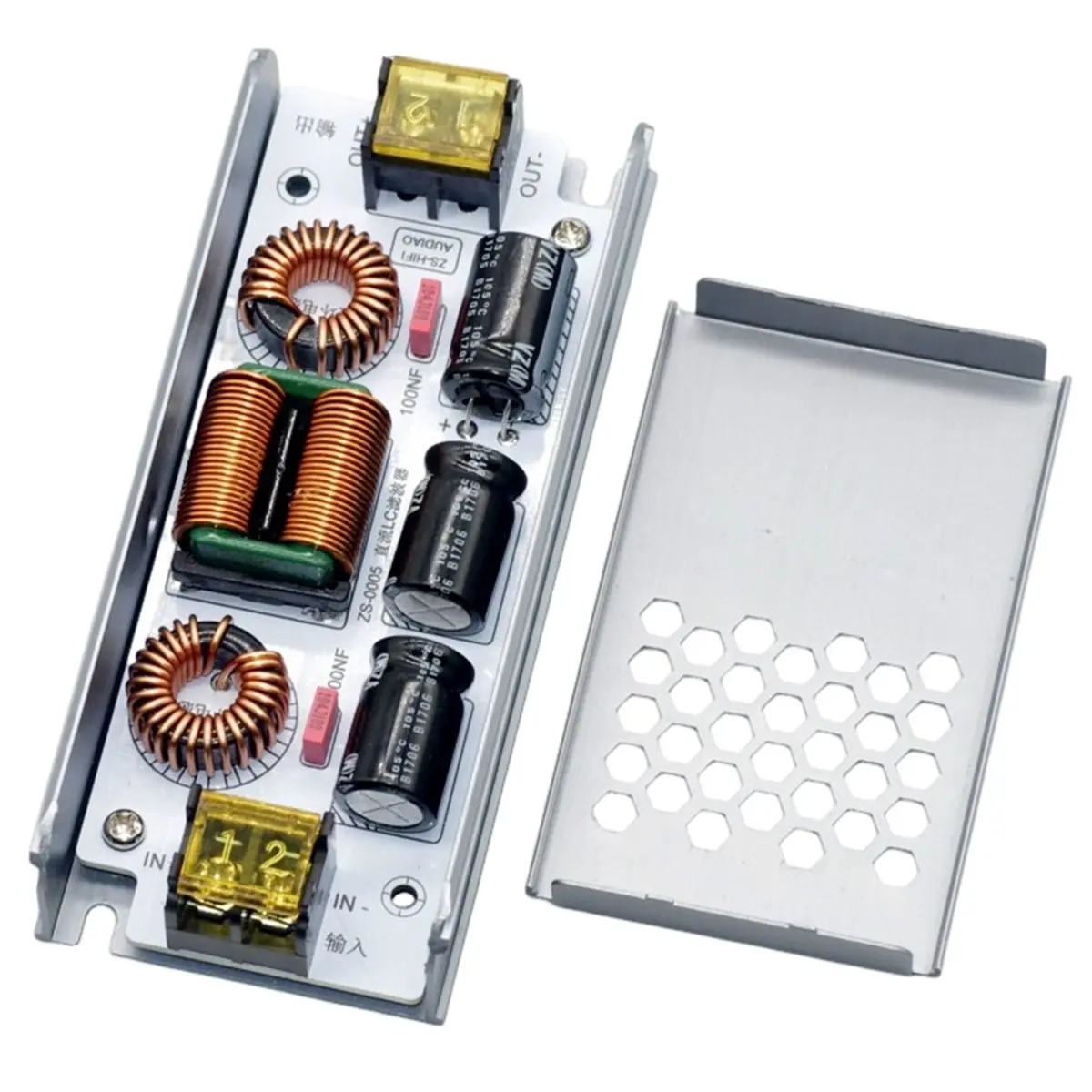[2026 Trend]DC Filter LC Filter Low-Pass Electromagnetic Interference EMC Car Audio Switching Power Ripple Filter with Case 12A