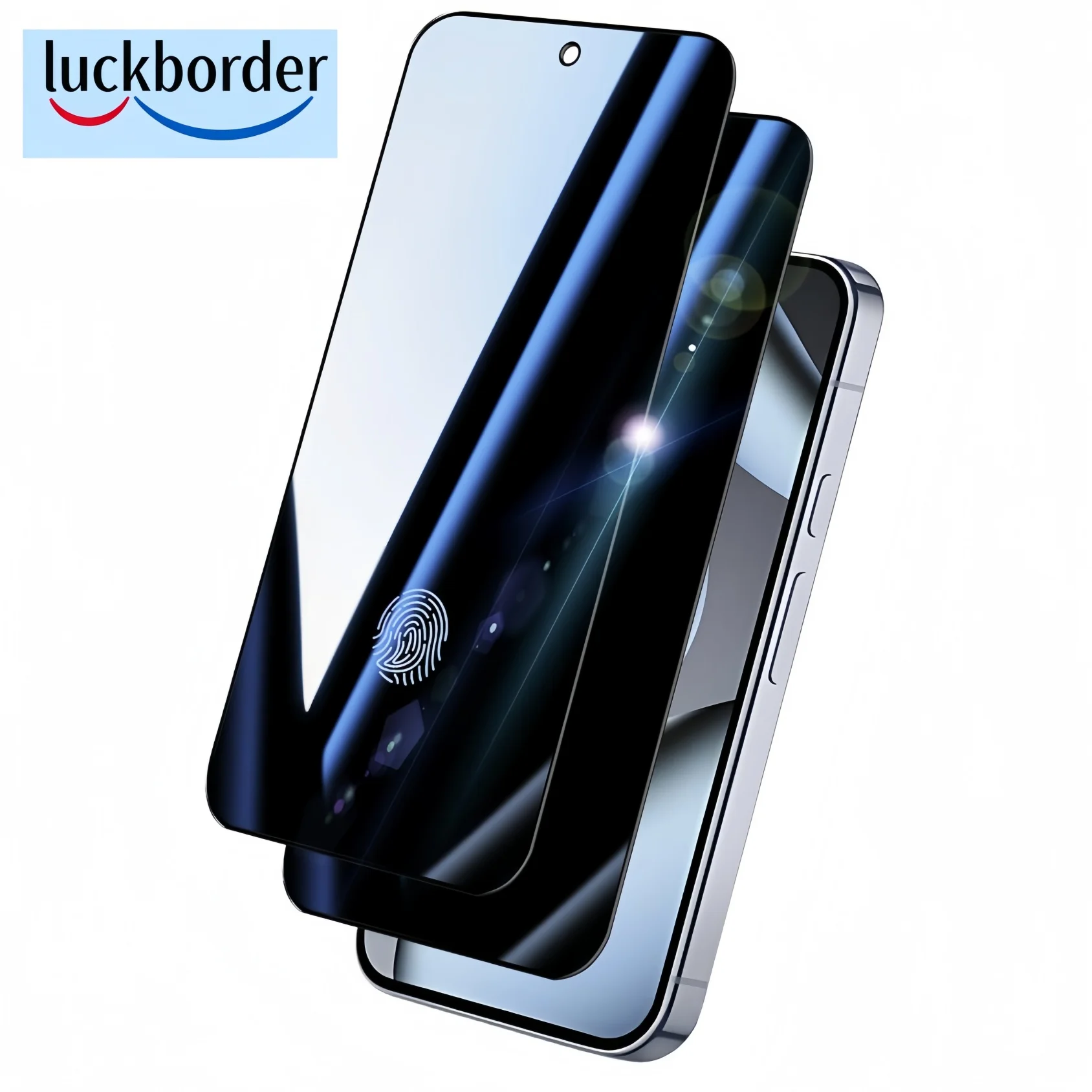 2 Pcs Privacy Screen Protector for Google Pixel 11 10  PRO10a 9a Anti-Spy Tempered Glass with Fingerprint Unlock Support