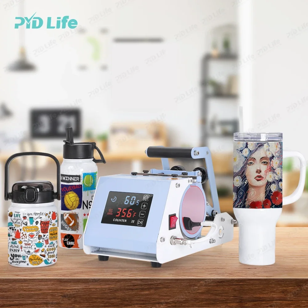 PYD Life 2 in 1 40oz Tumbler Press Machine Sublimation 30 oz 40 oz Mug Skinny Heat Press Transfer Printing Machine