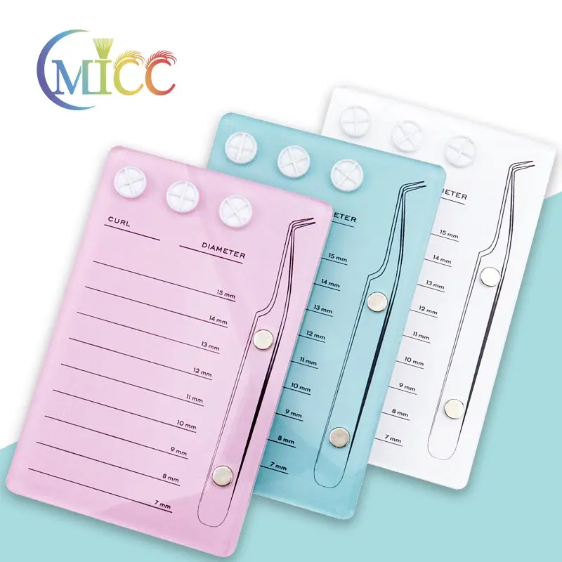 CMICC Acrylic Magnetism Lash Extensions Tray Eyelash Organising Board Eyelash Extensions Beauty Eyelash Tool Console Plate