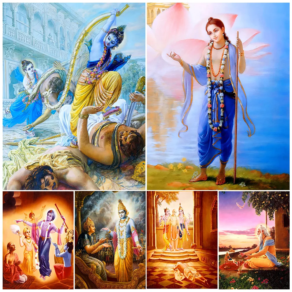

Indian Mythology Shiva Religion Cartoon Posters Wall Pictures For Living Room Decor Poster Wall Art Canvas Painting Unframed