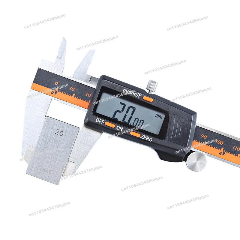 ET50 Green Large Screen Stainless Steel Vernier Caliper with Score and Digital Display