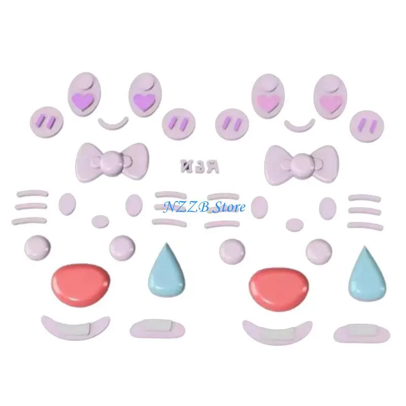 T21F لامعة الهندسة العين الصغيرة التعبير سيليكون الايبوكسي الراتنج قالب Keychain بها بنفسك المفاتيح قلادة مجوهرات للزينة حقيبة