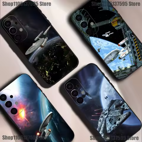 Art Star T-Trek S-Ships Phone Case For Samsung S25,S24,S21,S22,S23,S30,Ultra,S20,Plus,Fe,Lite,5G Black Cover