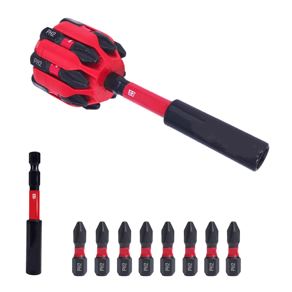 9 In 1 스크루드라이버 비트 세트 보안 드라이브 비트 세트, 정밀 작은 무 헤드 스크루드라이버용 녹 방지 토크 방지