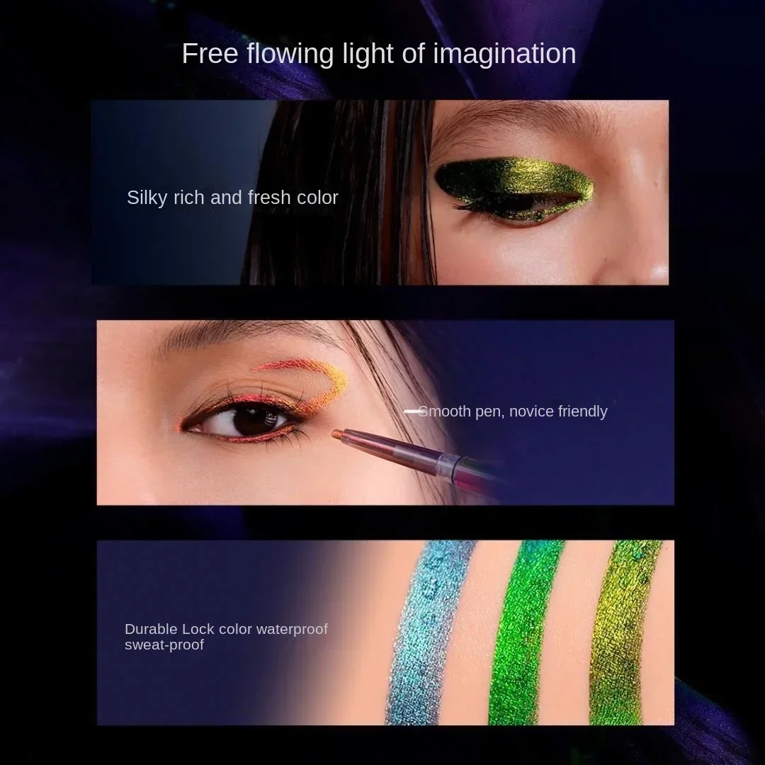 カレイドス アイライナー ジェルペンシル ウォータープルーフ カメレオンカラー ロングウェア グリッター メタリック ウォータープルーフ アイペン