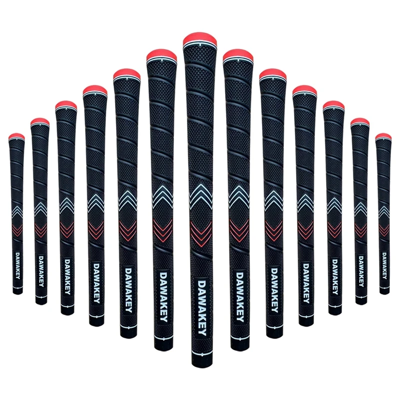 Golf Club Grips, Standard Diamond Pattern, Wrap-around, High Elasticity, Non-slip, Unisex Golf Irons, Woods Grips